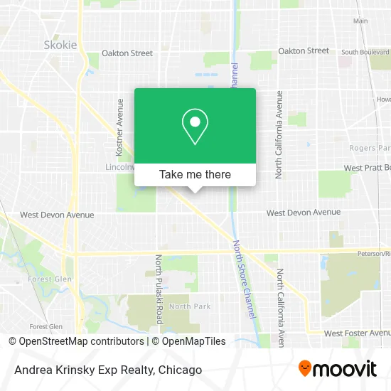 Andrea Krinsky Exp Realty map
