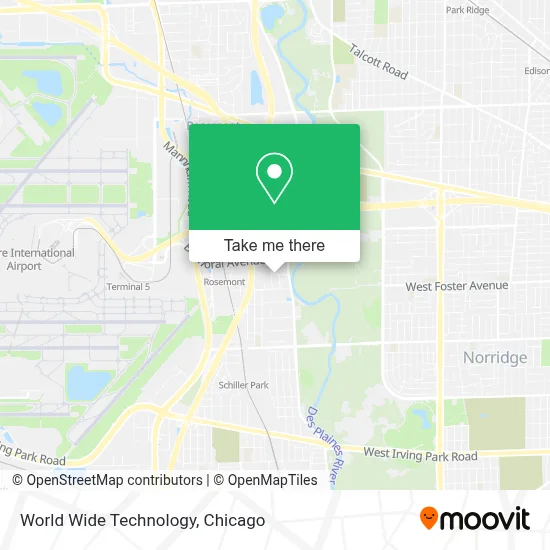 World Wide Technology map
