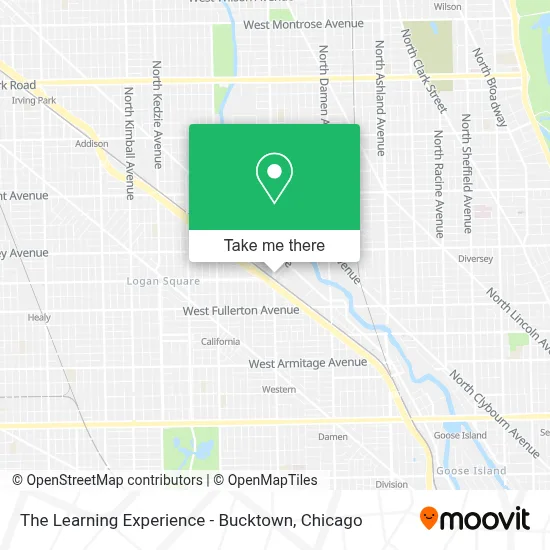 The Learning Experience - Bucktown map
