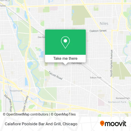 Calafiore Poolside Bar And Grill map