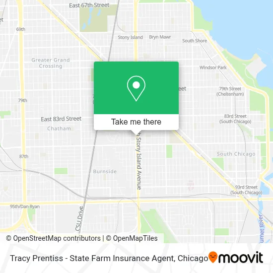 Tracy Prentiss - State Farm Insurance Agent map