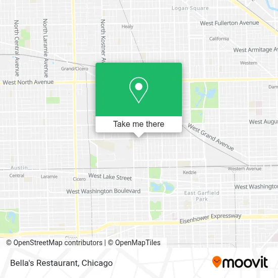 Bella's Restaurant map