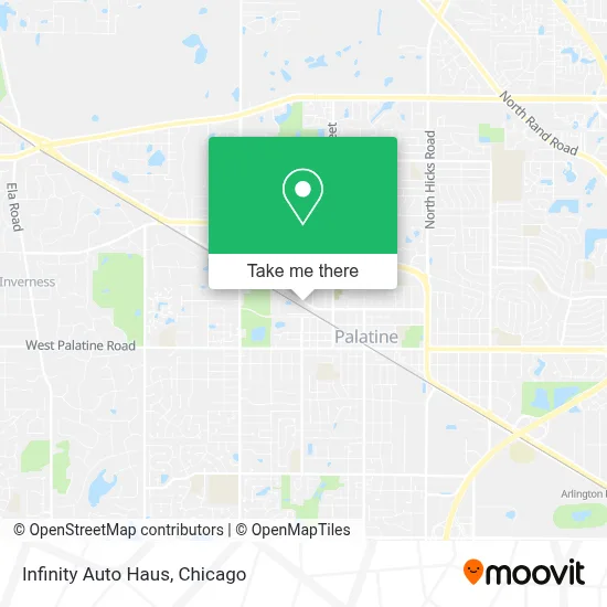 Infinity Auto Haus map