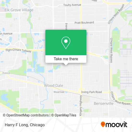 Harry F Long map