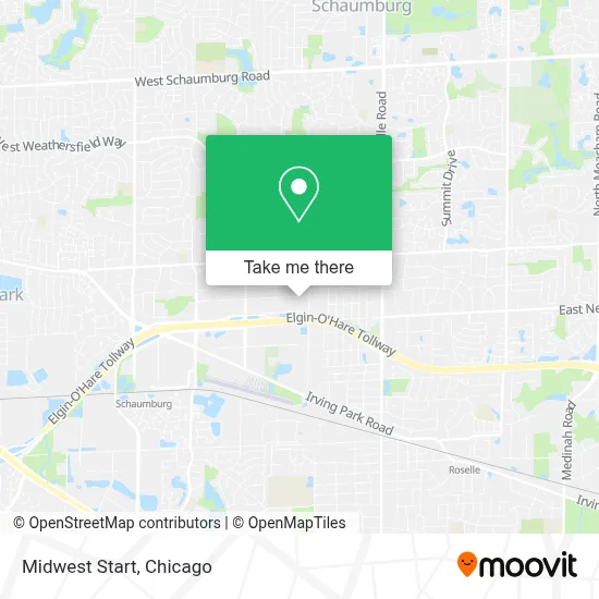 Midwest Start map
