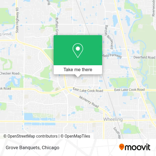 Grove Banquets map