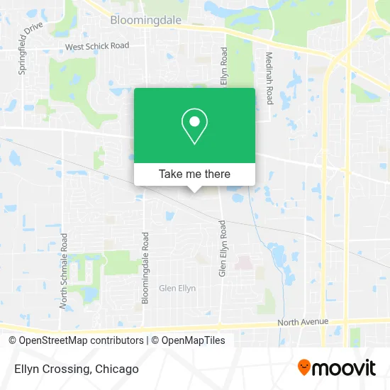 Ellyn Crossing map