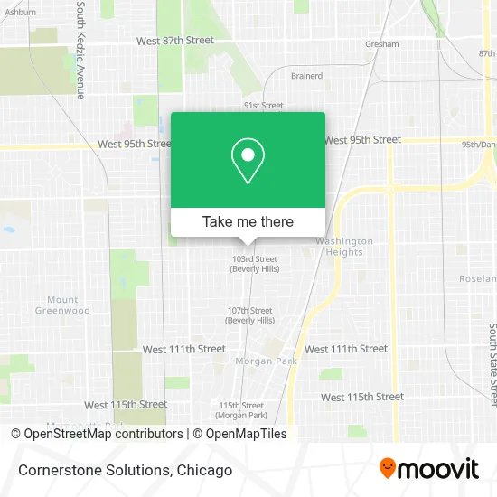 Cornerstone Solutions map