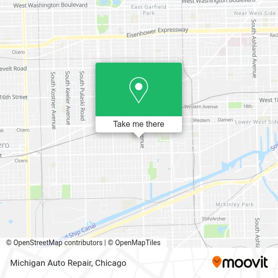 Michigan Auto Repair map