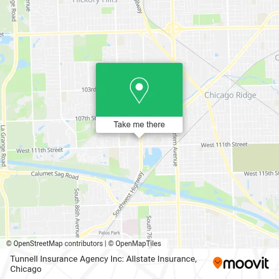 Tunnell Insurance Agency Inc: Allstate Insurance map