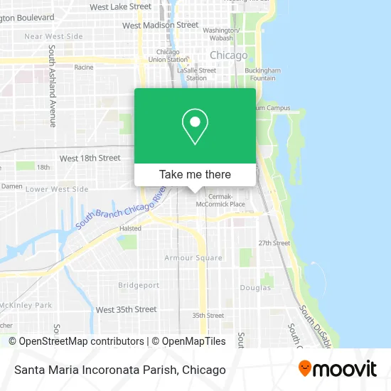 Santa Maria Incoronata Parish map