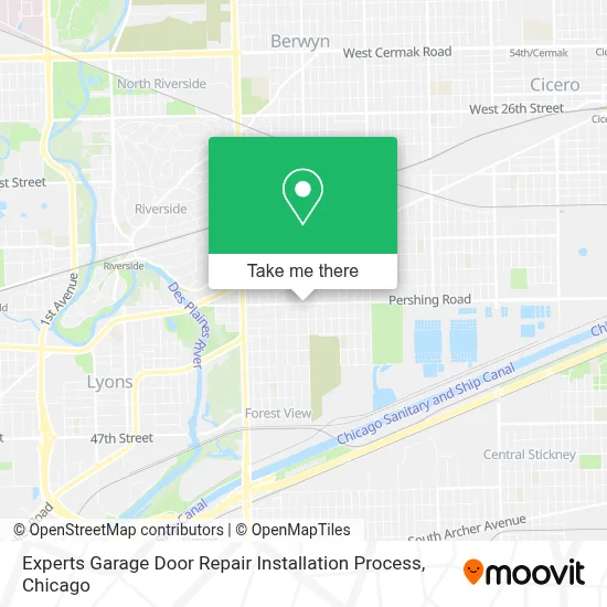 Experts Garage Door Repair Installation Process map