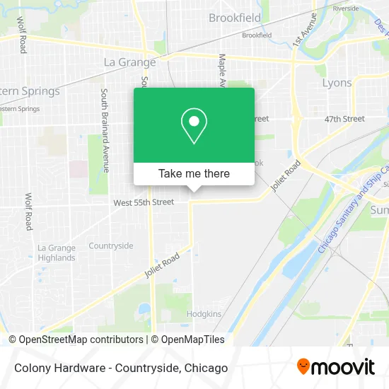 Colony Hardware - Countryside map
