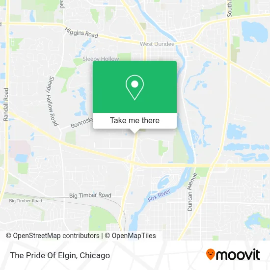 The Pride Of Elgin map