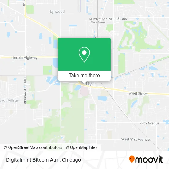 Digitalmint Bitcoin Atm map