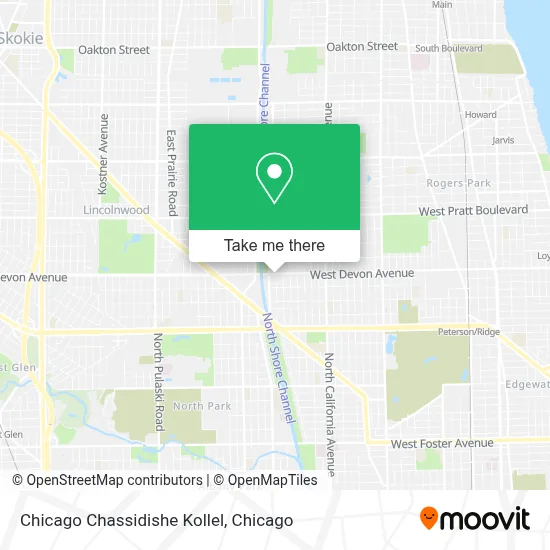 Chicago Chassidishe Kollel map