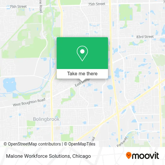 Malone Workforce Solutions map