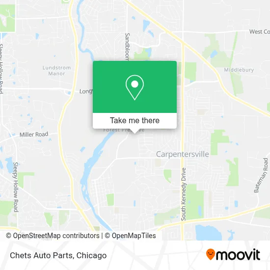 Chets Auto Parts map