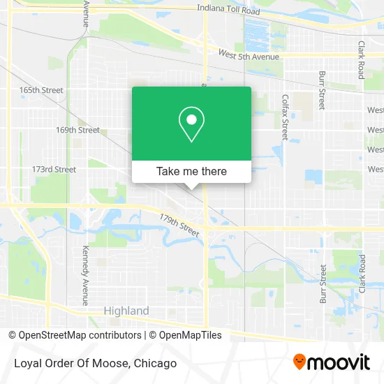 Loyal Order Of Moose map