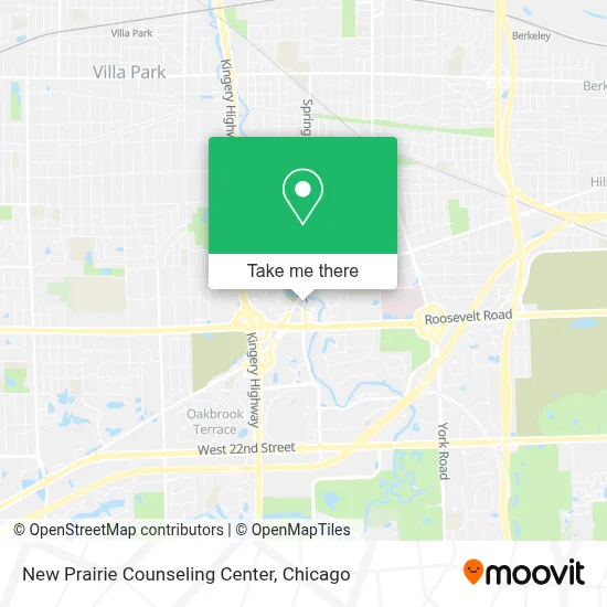 New Prairie Counseling Center map