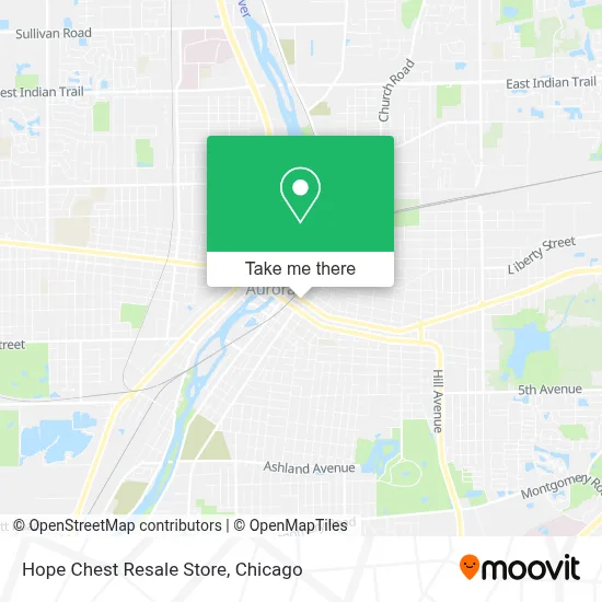 Hope Chest Resale Store map