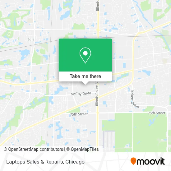 Laptops Sales & Repairs map