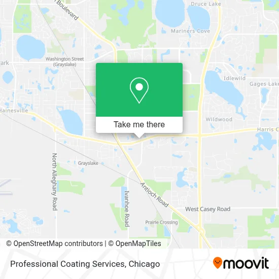 Professional Coating Services map