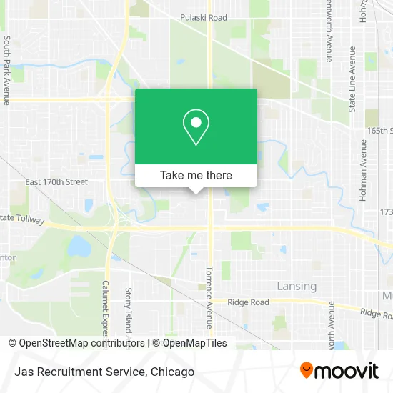 Jas Recruitment Service map