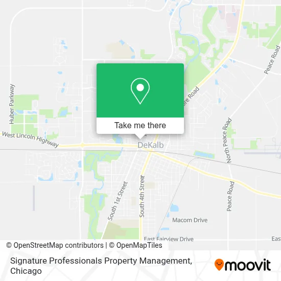 Signature Professionals Property Management map
