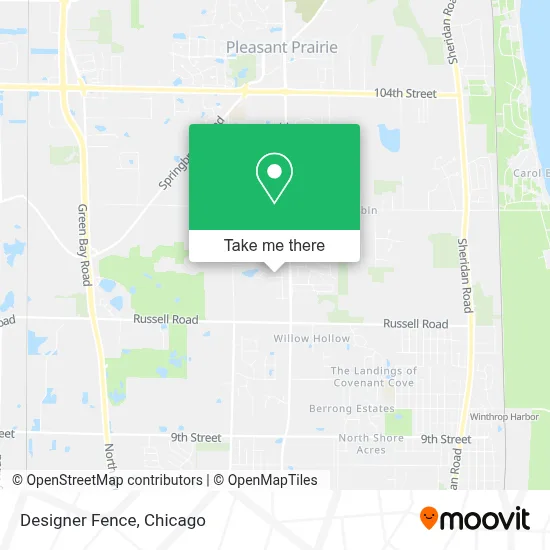 Designer Fence map