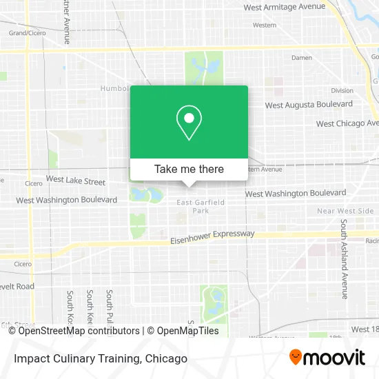 Impact Culinary Training map