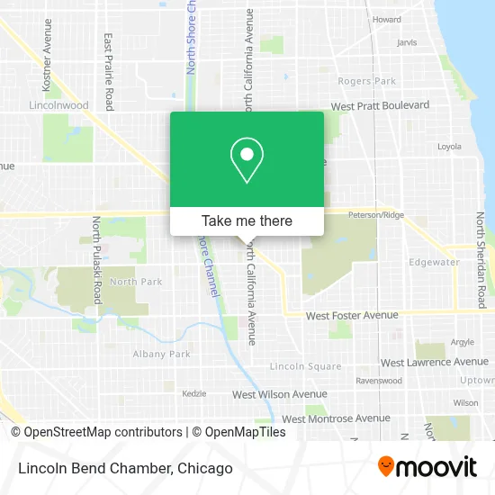 Lincoln Bend Chamber map