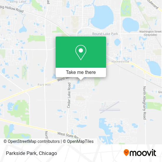 Parkside Park map