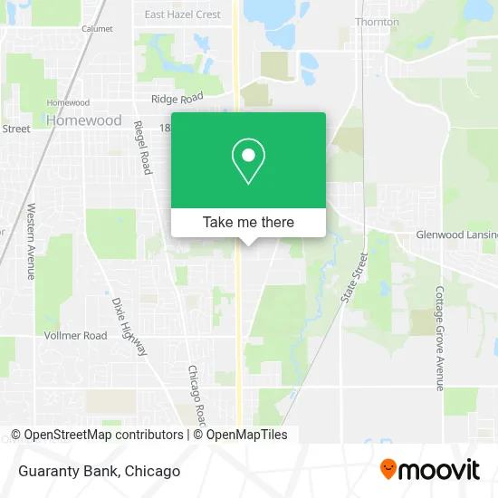 Guaranty Bank map