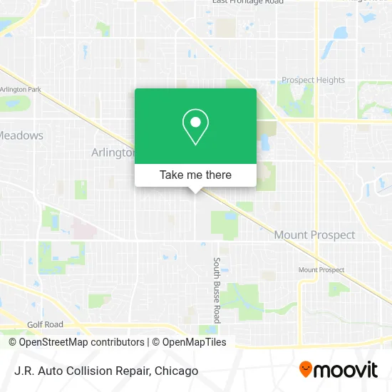 J.R. Auto Collision Repair map