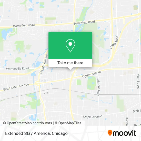 Extended Stay America map