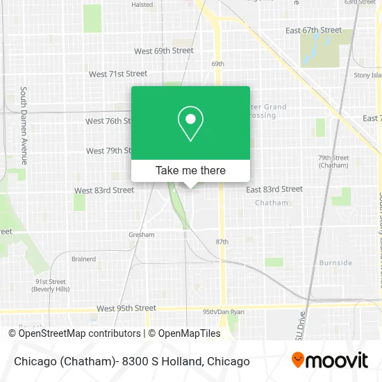 Chicago (Chatham)- 8300 S Holland map
