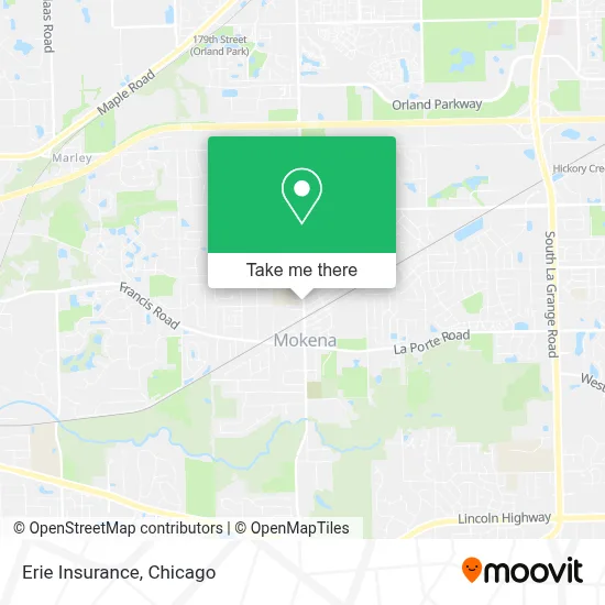 Erie Insurance map
