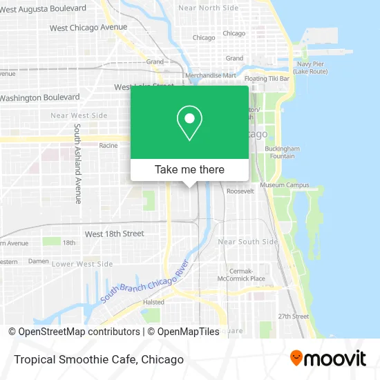 Tropical Smoothie Cafe map