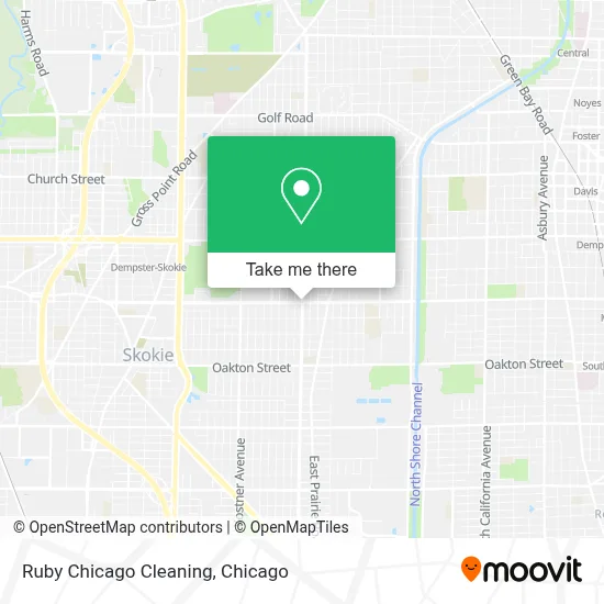 Ruby Chicago Cleaning map
