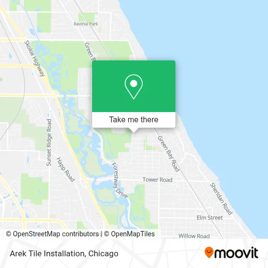 Arek Tile Installation map