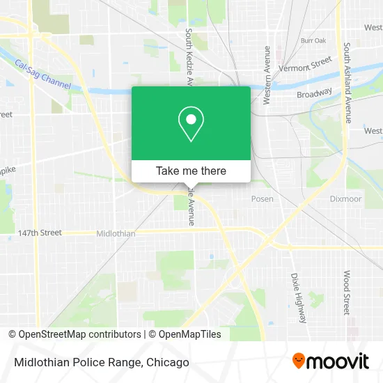 Midlothian Police Range map