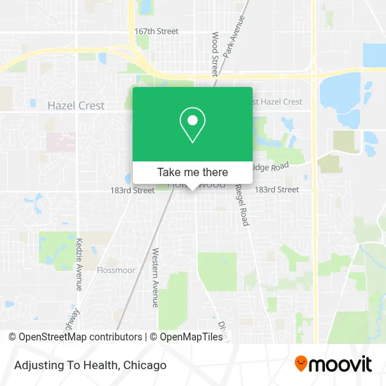 Adjusting To Health map