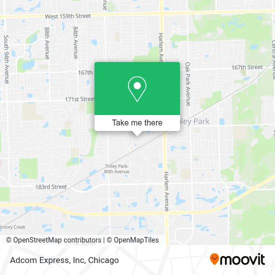 Adcom Express, Inc map