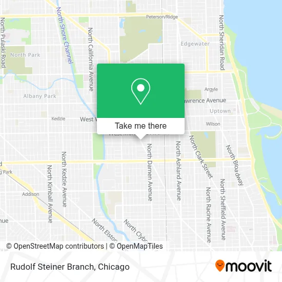 Rudolf Steiner Branch map