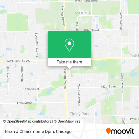 Brian J Chiaramonte Dpm map