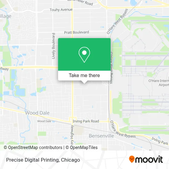 Precise Digital Printing map