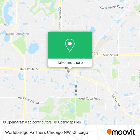 Worldbridge Partners Chicago NW map