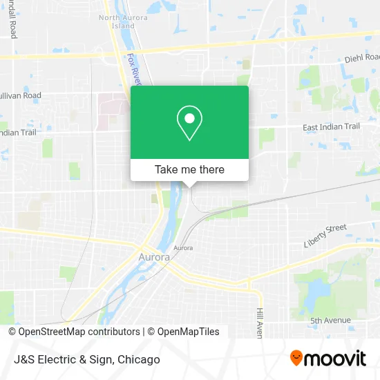 J&S Electric & Sign map