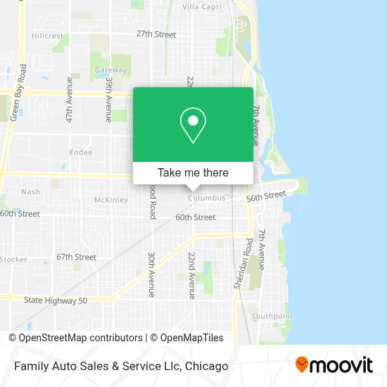 Family Auto Sales & Service Llc map